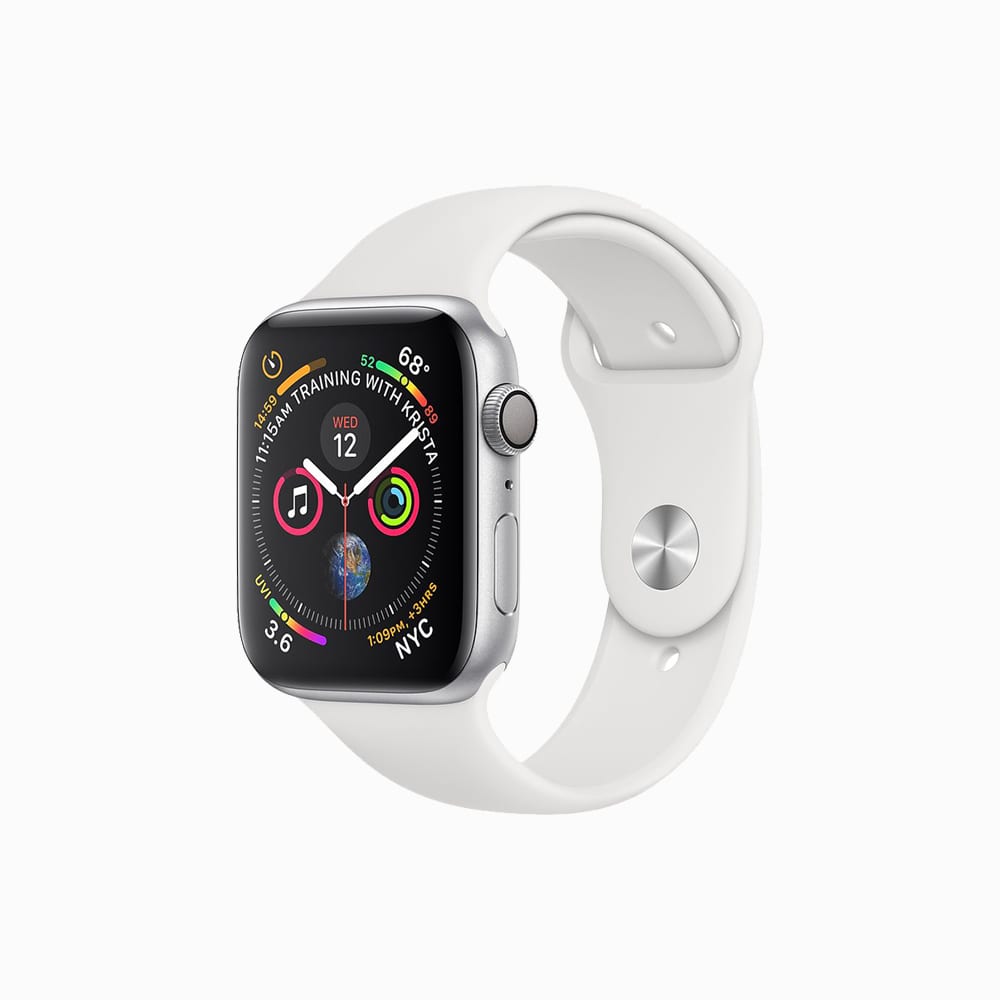 Refurbished Apple Watch Series 4 40MM Cellular Stainless Silver Good